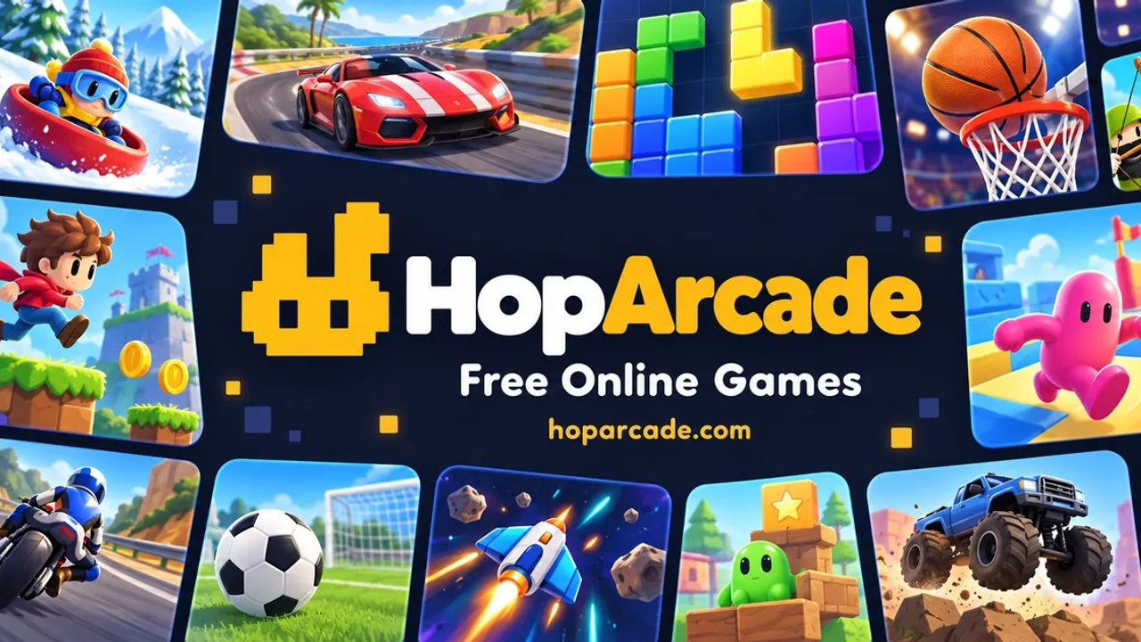 HopArcade - Play free online browser games, including car, puzzle and action games, without downloading a game.