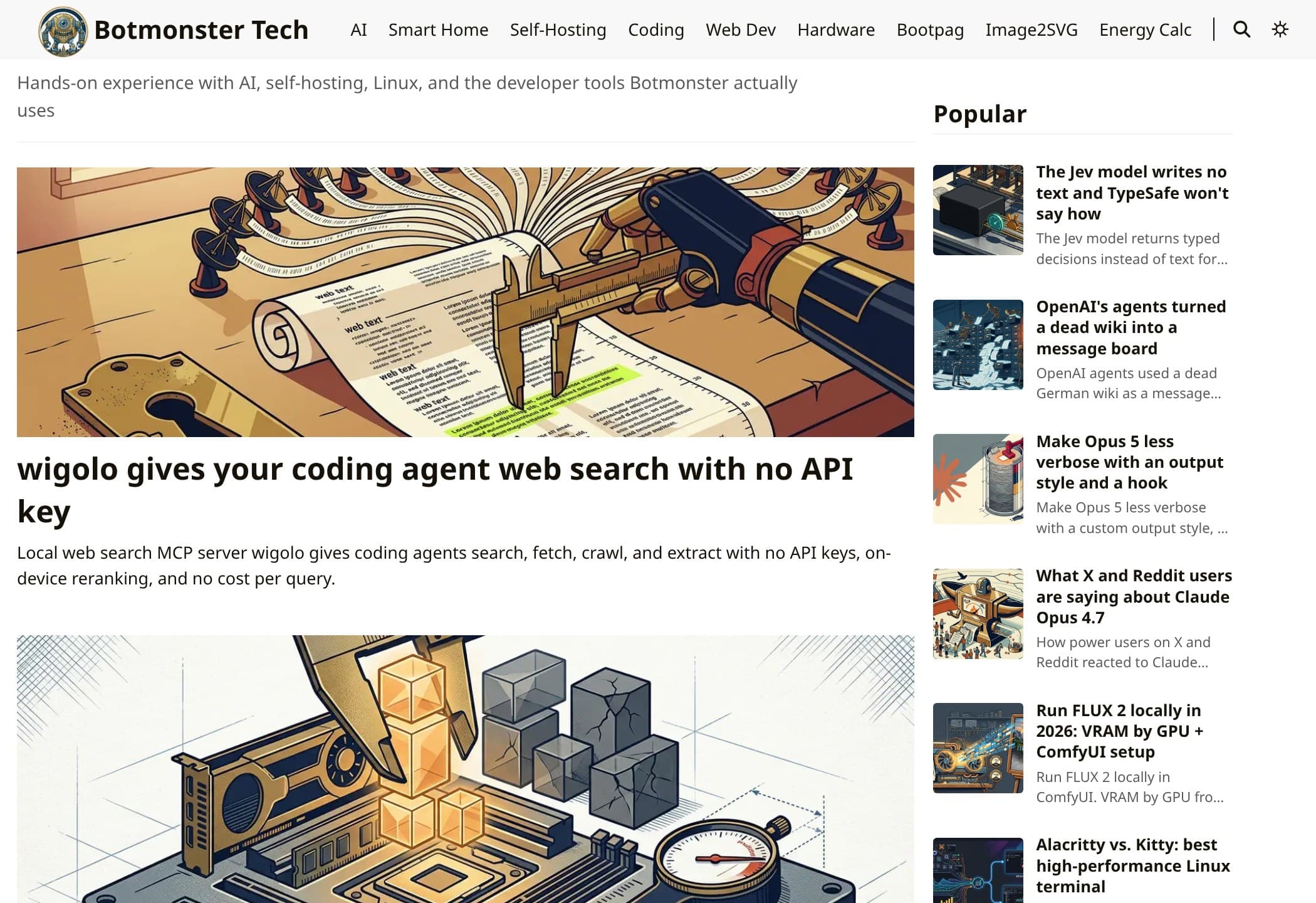 Botmonster Tech - Hands-on guides to AI, self-hosting, Linux and developer tools.