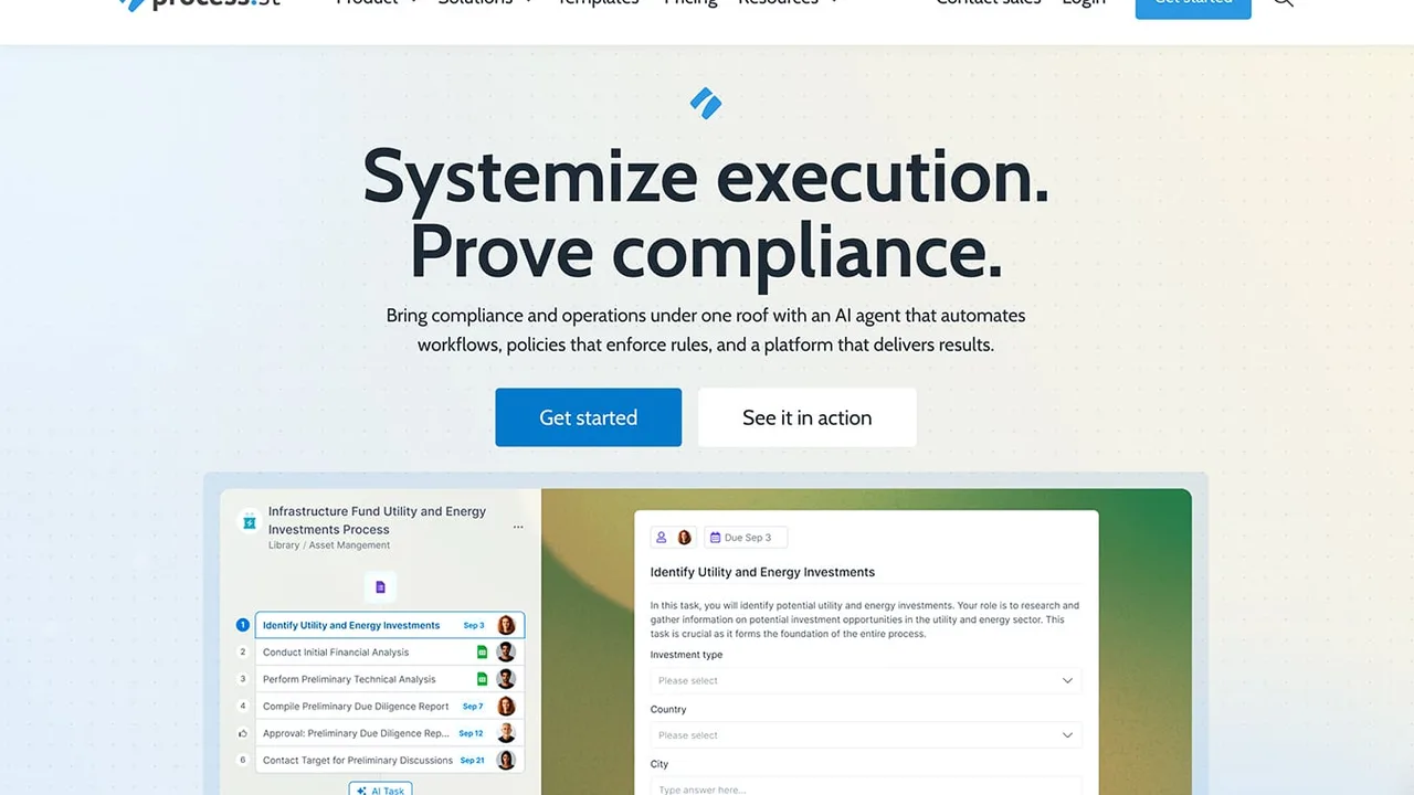 Process Street - Automate workflows, enforce policies, and deliver audit-ready proof with an AI compliance operations platform.