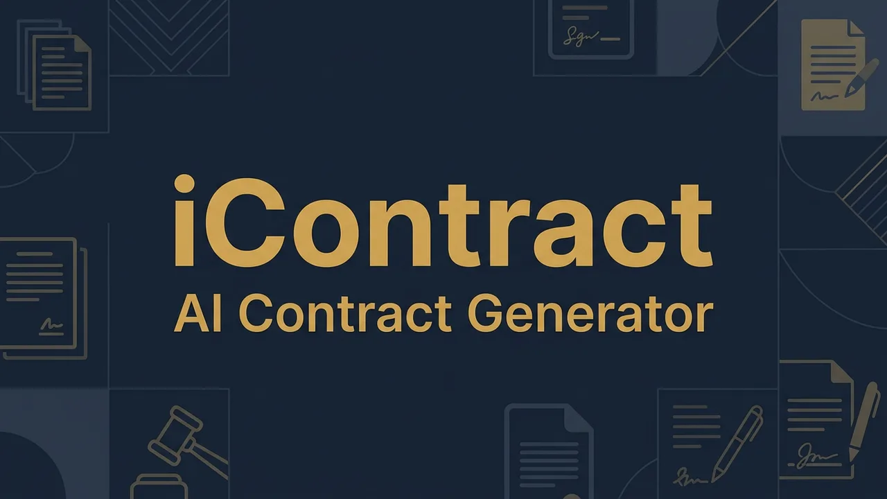 iContract - Create AI-drafted contracts in minutes, fill government forms, and start an LLC with free e-signatures