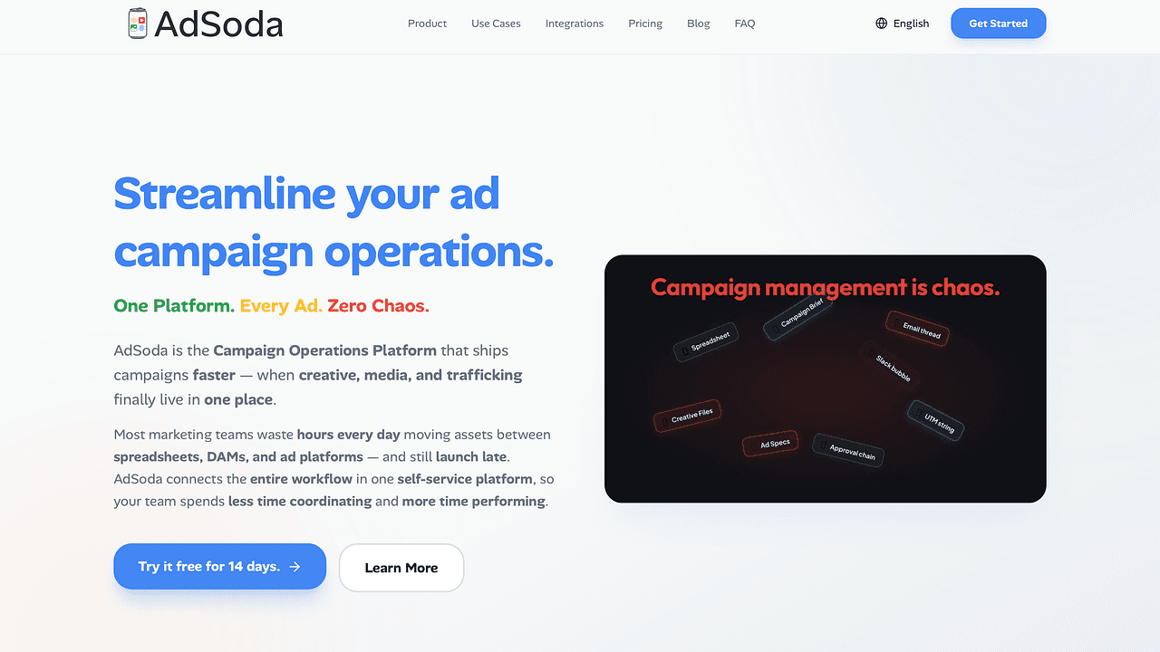 AdSoda - AdSoda | Campaign Ops Platform