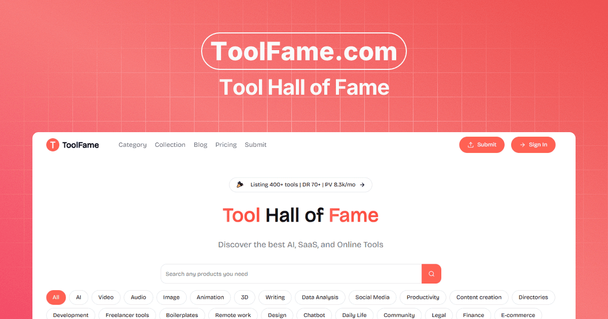 ToolFame - Tool Hall of Fame